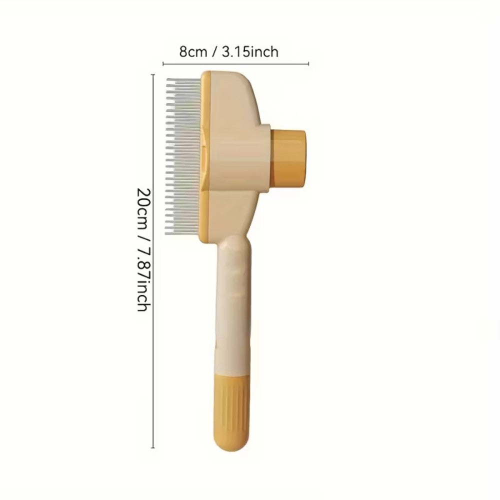 Self-Cleaning Pet Grooming Comb for Dogs and Cats