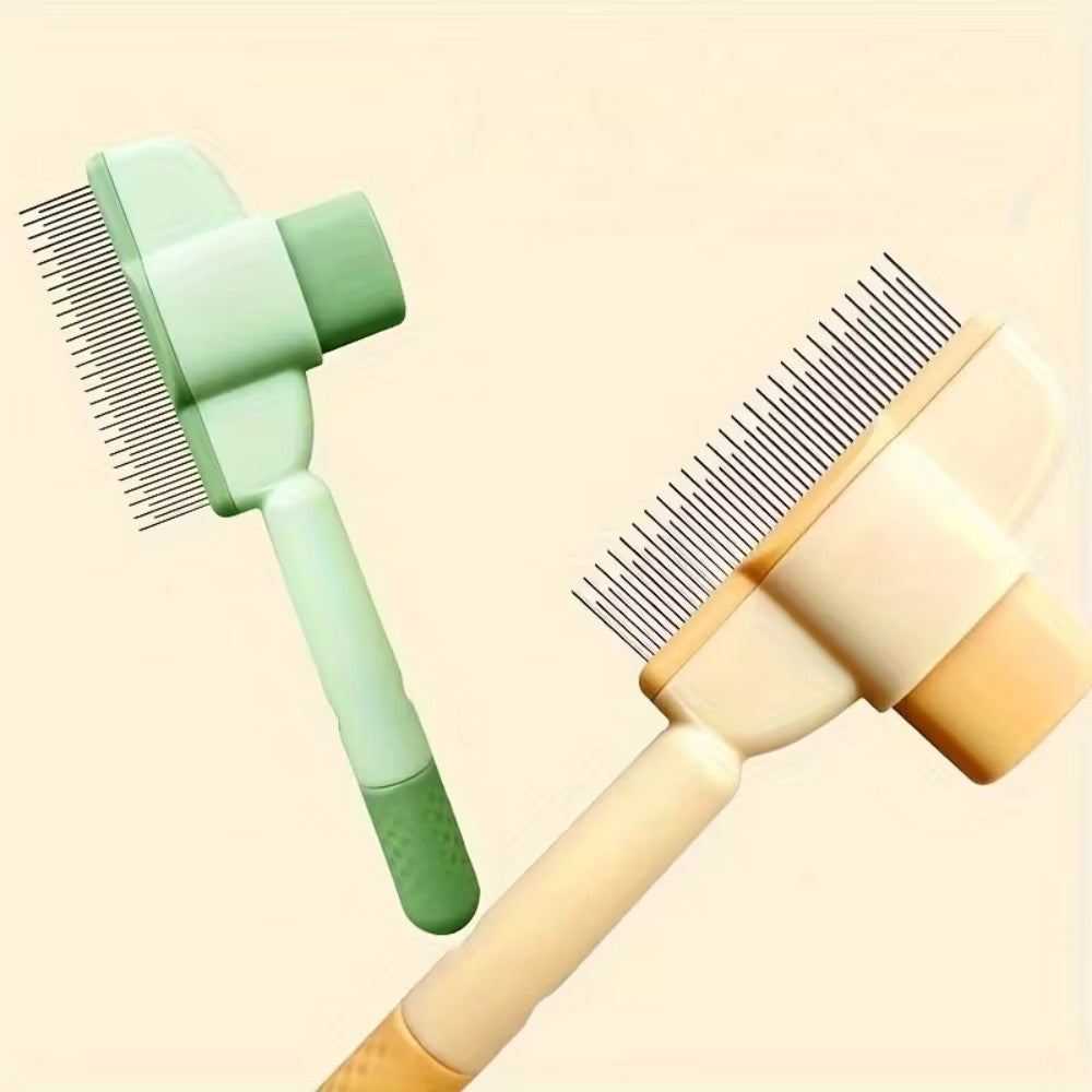 Self-Cleaning Pet Grooming Comb for Dogs and Cats