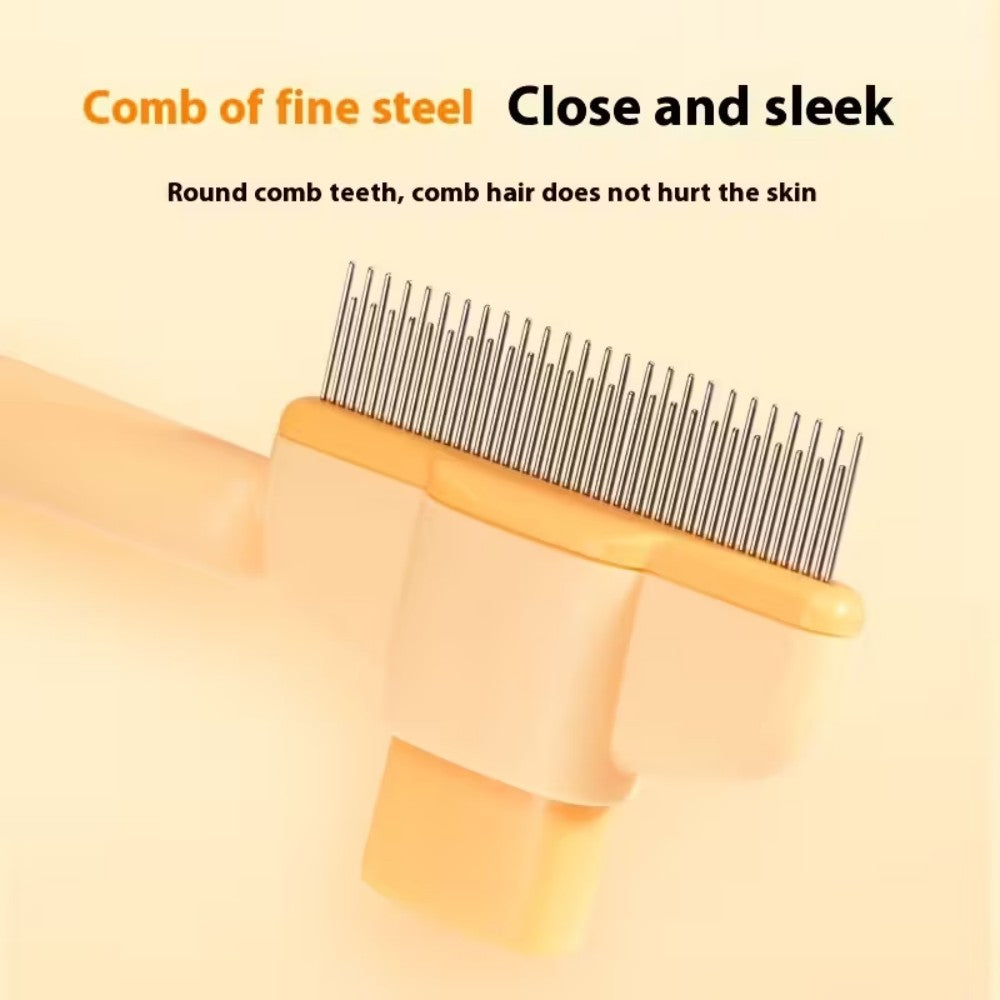 Self-Cleaning Pet Grooming Comb for Dogs and Cats
