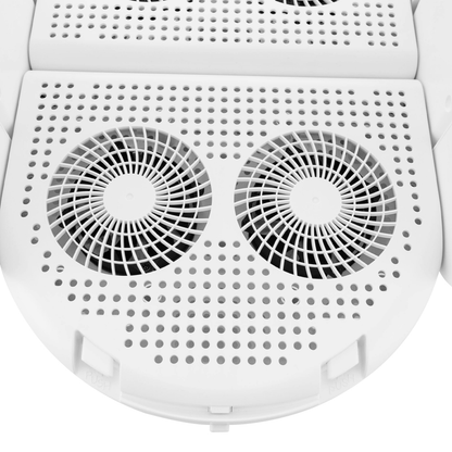 Foldable Pet Drying Box 360° Airflow Drying Machine for Cats and Dogs Quick Drying Automatic Pet Dryer Box with Blade Stoppers Storage Box Bark&Paw Lab