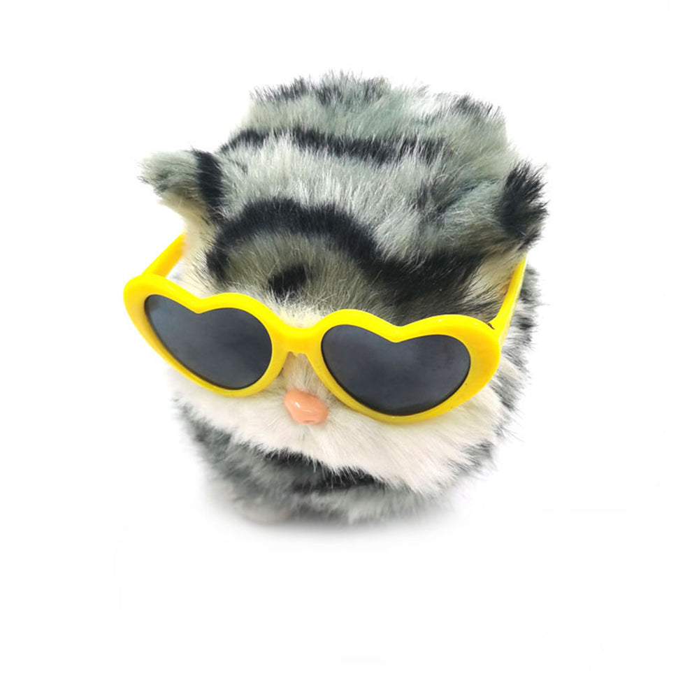 Cat heart-shape Sunglasses UV Protection Comfortable Pet Goggles Lightweight & Breathable Bark&Paw Lab