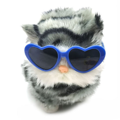 Cat heart-shape Sunglasses UV Protection Comfortable Pet Goggles Lightweight & Breathable Bark&Paw Lab