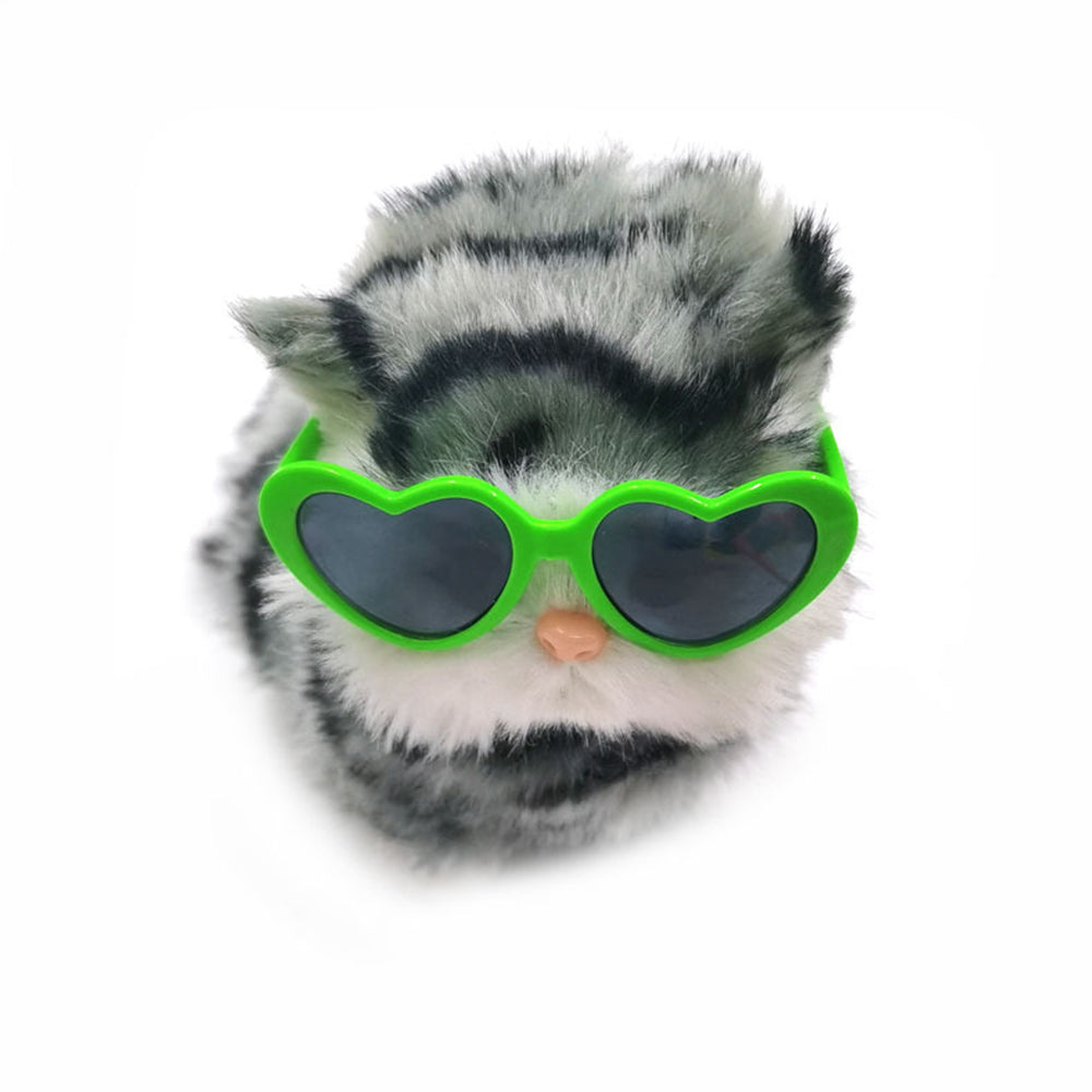 Cat heart-shape Sunglasses UV Protection Comfortable Pet Goggles Lightweight & Breathable Bark&Paw Lab