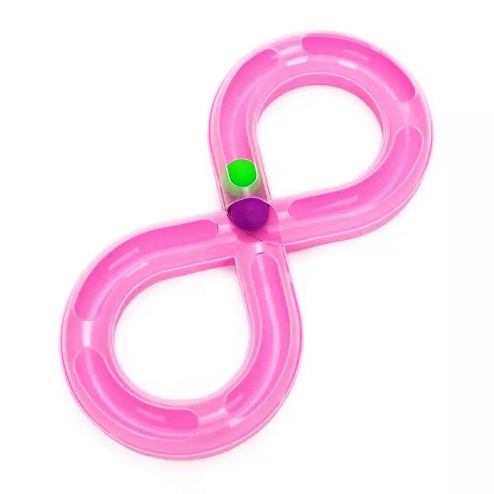 Self-Entertainment Play Mat Interactive Cat Turntable Track Teasing Cat Ball Bark&Paw Lab