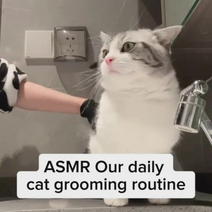 2-in-1 Cat Grooming Glove Make Coat Care a Pleasure
