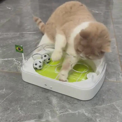 Electric Interactive Football Field Cat Ball Toy