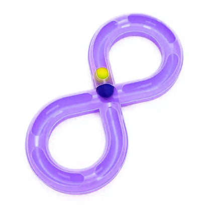 Self-Entertainment Play Mat Interactive Cat Turntable Track Teasing Cat Ball Bark&Paw Lab